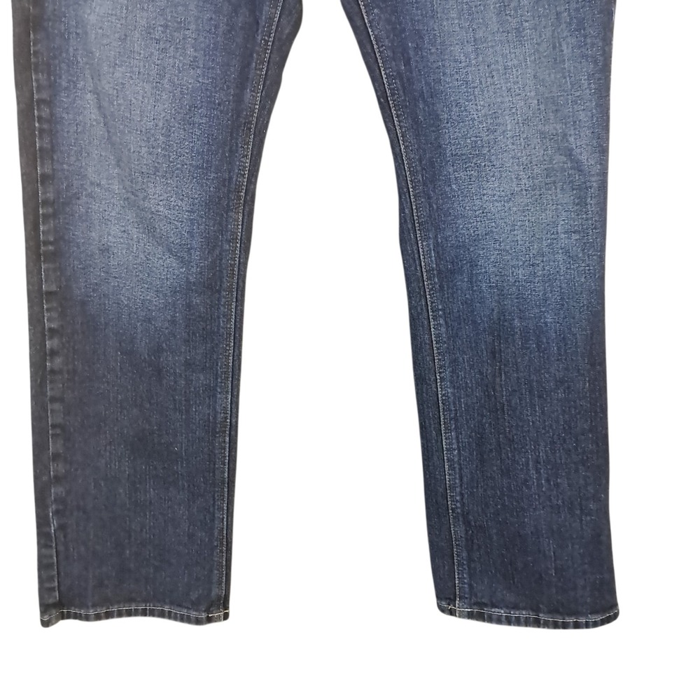 Ariat M5 Legacy Straight Jeans 34x34 Dark Wash Western Workwear Cowboy Wiskering - Picture 4 of 14